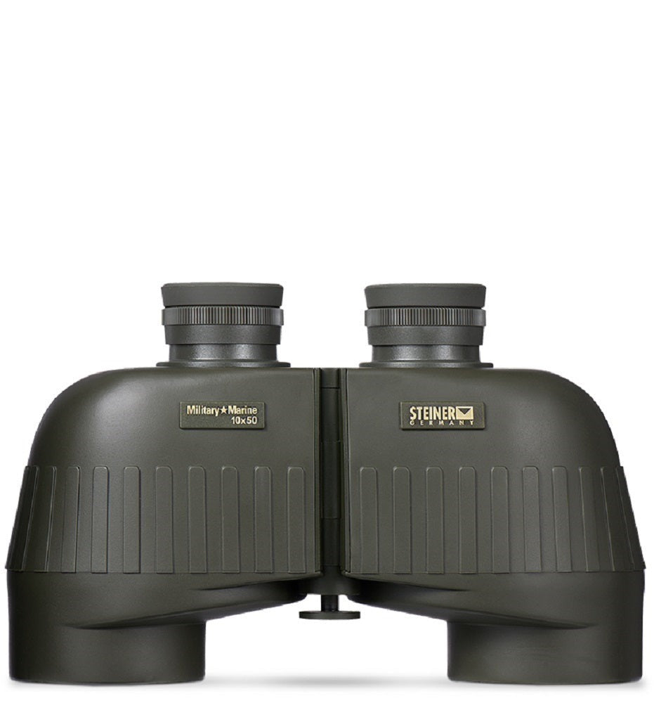 Steiner Military-Marine 10x50 Binoculars with Cap and Microfiber Cloth Pouch