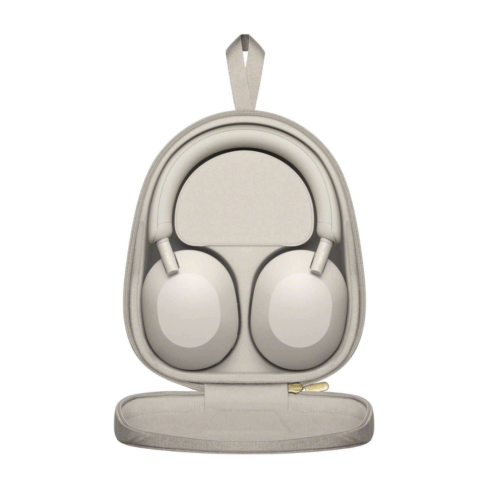 Sony WH-1000XM5 Wireless Noise Canceling Over-Ear Headphones Bundle (Silver)