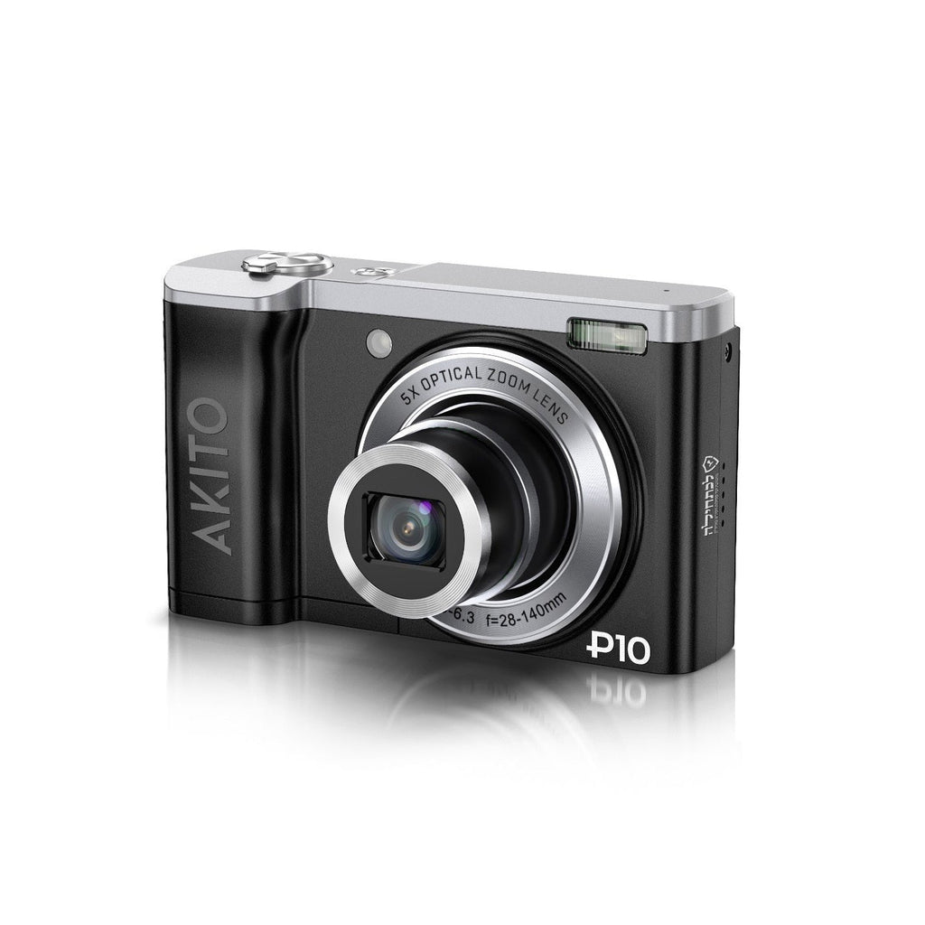 AKITO PLUS 10 Digital Camera, Black (Used)