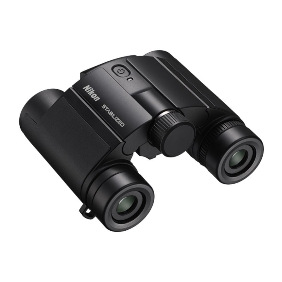 Nikon 12x25 S Stabilized Binoculars with Accessories Bundle