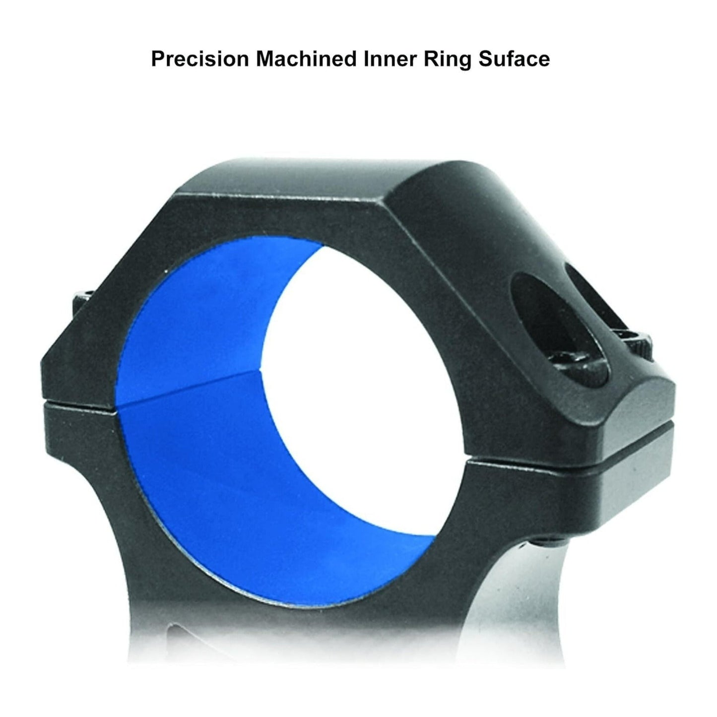 UTG Pro P.O.I 34mm Matte Black Aluminum Alloy and Steel Picatinny Scope Rings