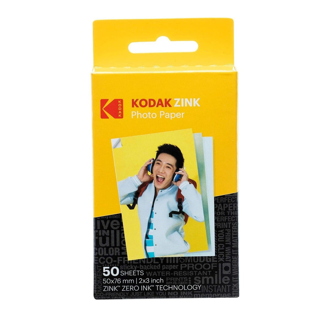 KODAK 2x3 Premium Sticky-Backed ZINK Photo Paper (50 Sheets)