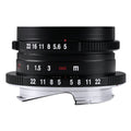 Laowa 15mm f5 Cookie FF Lens with 110-Degree Angle of View and Compact Body (Black, Leica M Mount)