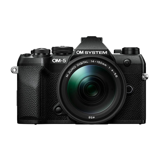 OM SYSTEM OM-5 Mark II Mirrorless Camera with 14-150mm f/4-5.6 II Lens (Black)