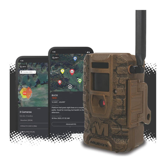 Muddy Outdoors Mitigator 3.0 Combo Cellular Trail Camera with Accessories Bundle