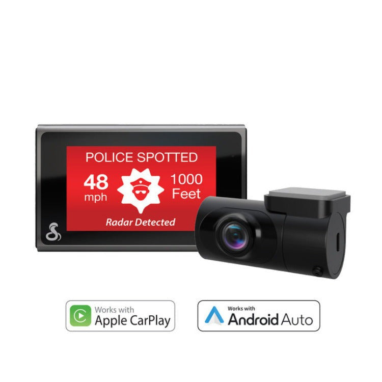 Cobra SC 400D 4K Smart Dash Cam with Optional Rear-View Accessory Camera