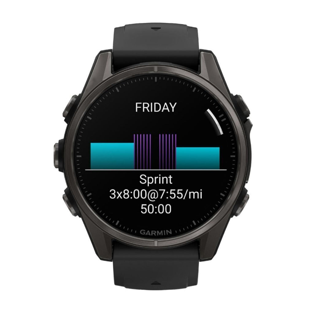 Garmin fēnix 8 AMOLED Sapphire GPS Smartwatch (43mm, Black/Pebble Gray) (Used)