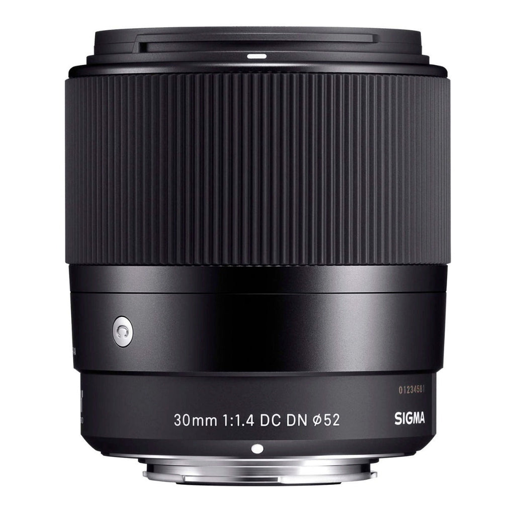 Sigma 30mm f/1.4 Contemporary DC DN Prime Lens for Sony E with Accessory Bundle