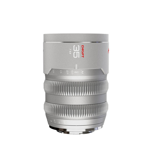 CHIOPT AURA 35mm T1.5 Cinema Lens (Canon RF) Full-Frame with Superfast Aperture and Low Distortion