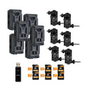 Spypoint Force-24MP Non-Cellular Trail Camera (6 Pack) Bundle with Accessories