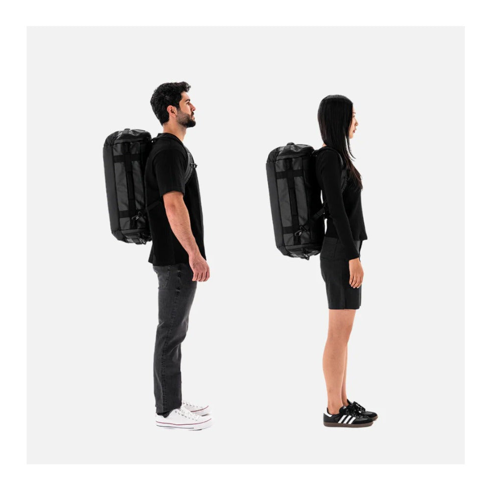 WANDRD CARRYALL Duffel Bag 40L with Backpack Straps and Locking Zippers (Black)