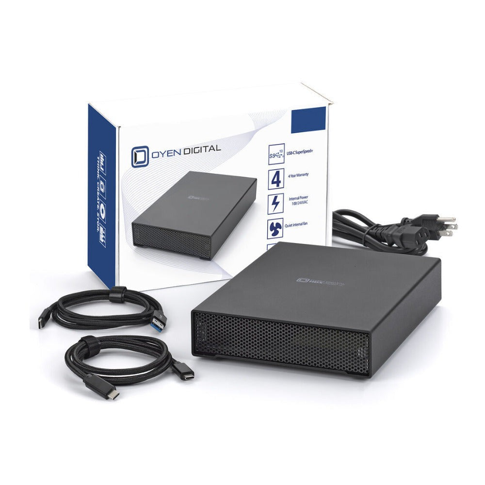 Oyen Digital 24TB HDX Pro C USB-C 3.2 Gen 2 External Enterprise Hard Drive