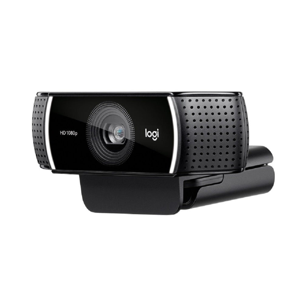 Logitech C922 Pro Stream 1080p Webcam, Knox Gear Holder and Light Stand and 4-Port USB Hub