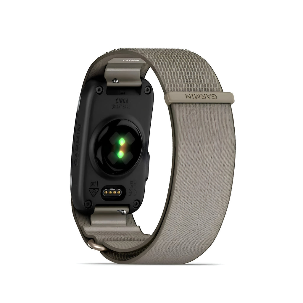 Garmin CIRQA Smart Band Health and Fitness Tracker (French Gray, S-M)