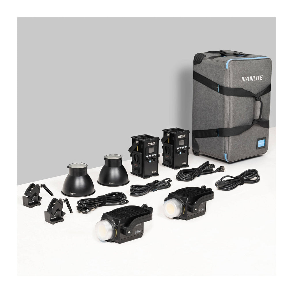 Nanlite Forza 300B II Bi-Color LED Monolight (Travel 2-Light Kit)