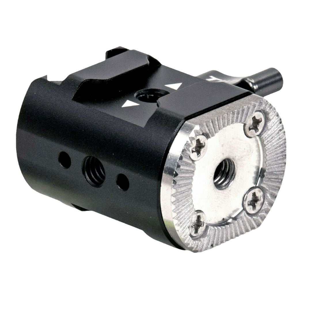 Tilta Right-Side NATO Rail to Rosette Adapter with Cold Shoe Receiver for DJI Gimbal (Black)
