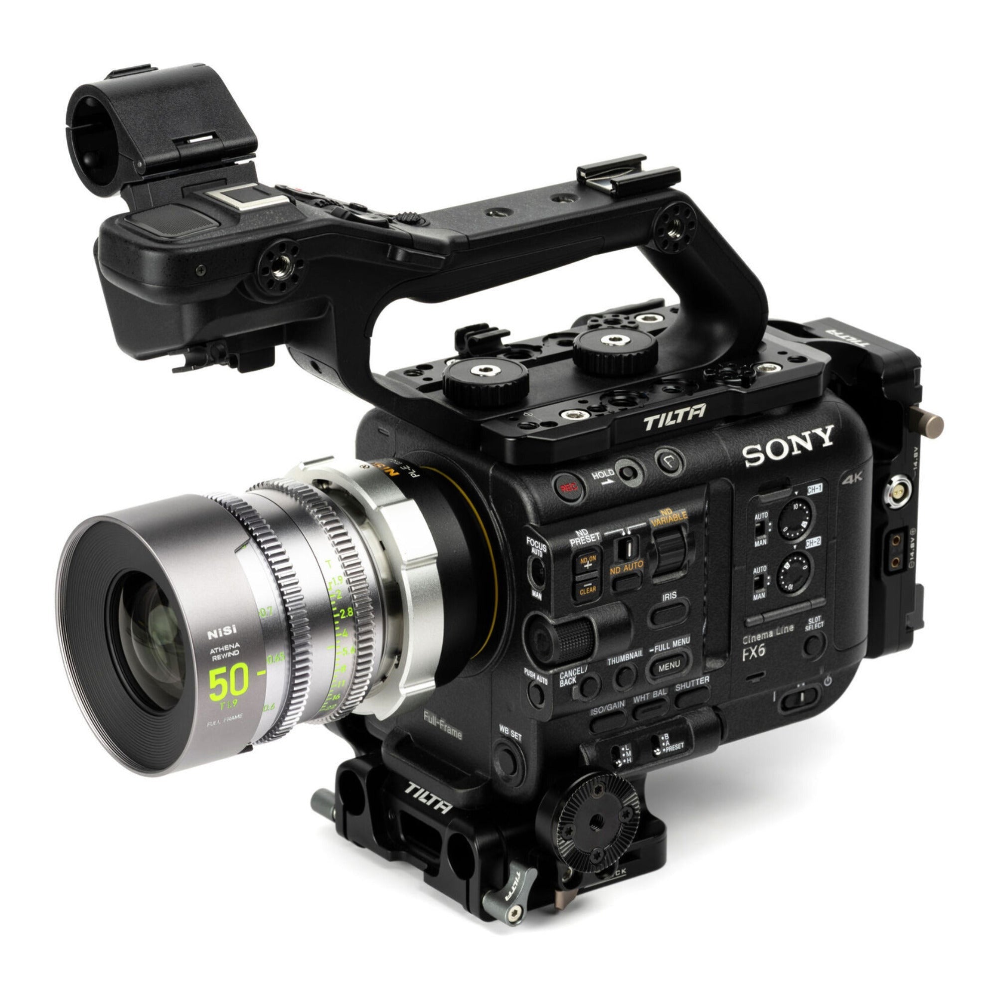 NiSi ATHENA PRIME Rewind Full Frame Cinema Lens Kit with 5 Lenses (14mm, 25mm, 35mm, 50mm, 85mm) and Hard Case (PL Mount)