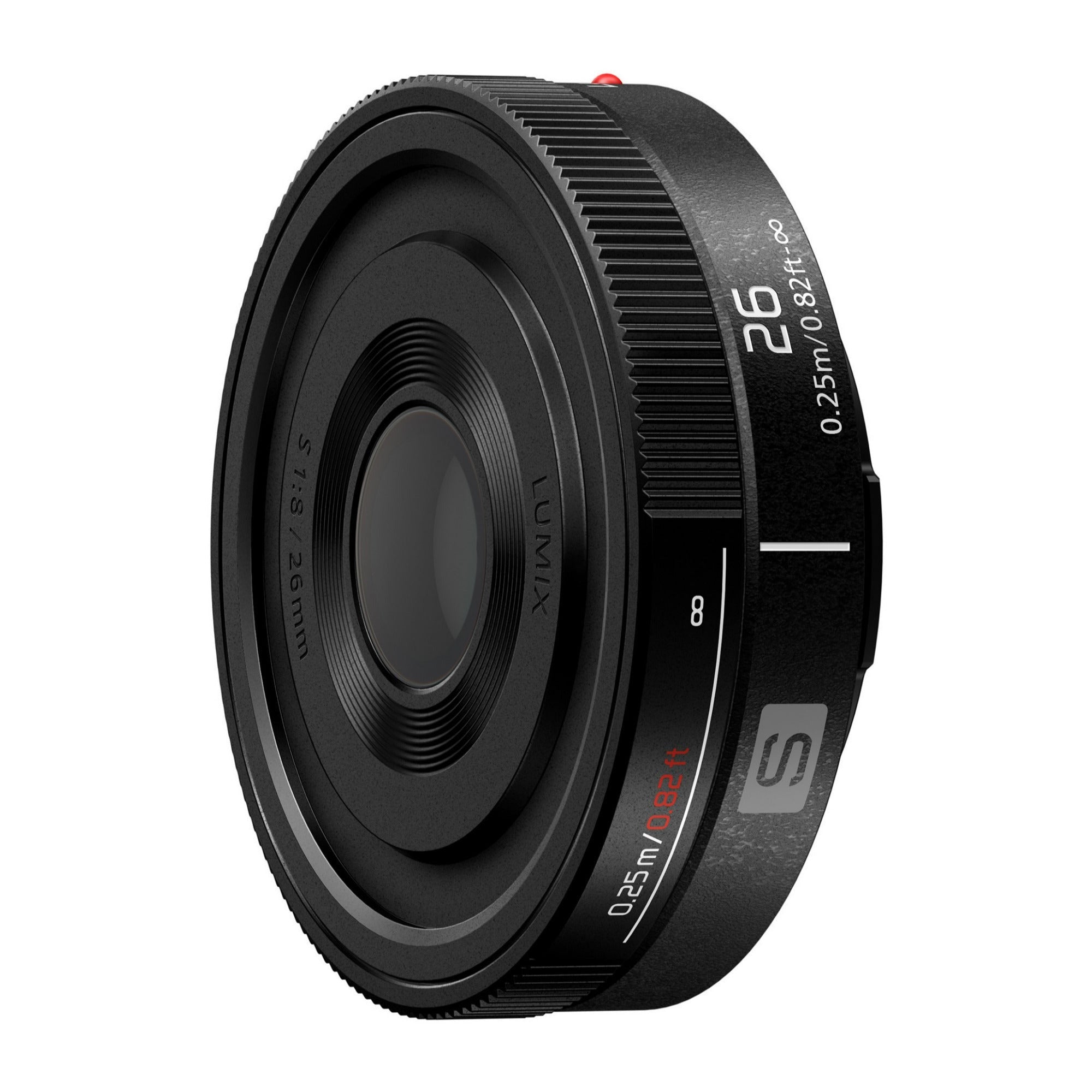 Panasonic Lumix S 26mm f/8 Lens, S-R26, Black (Certified Refurbished)