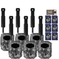 Spartan GoCam2 4G/LTE Trail Camera (6 Pack) with 32GB Memory Card & Card Reader