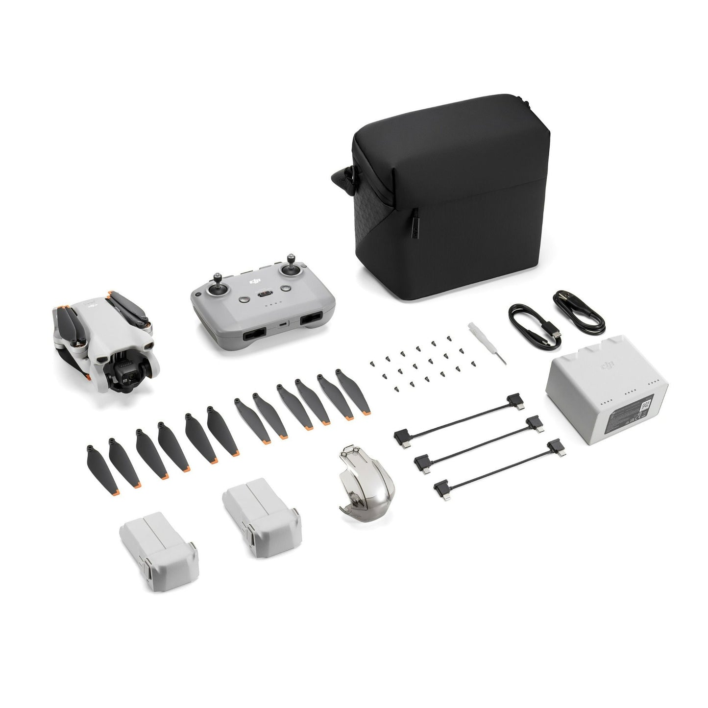 DJI Mini 3 Camera Drone with RC-N1 Remote Controller (Fly More Combo)
