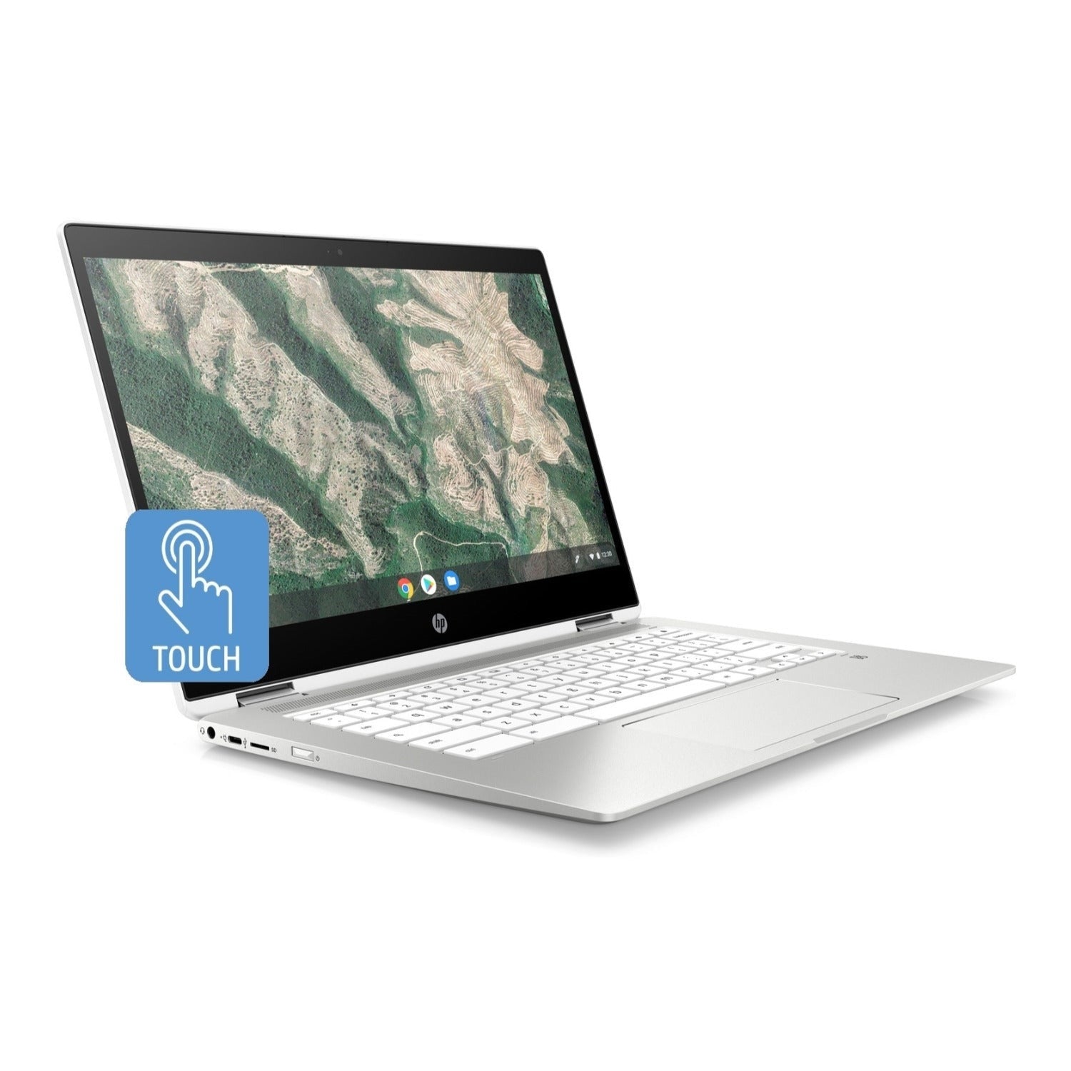 HP x360 Chromebook 14" HD Touch, Celeron N4000, 4GB RAM, 32GB eMMC, B&O Audio (Certified Refurbished)