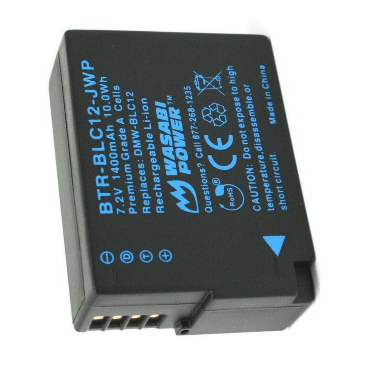 Wasabi Power Battery with Premium Grade A Cells for Panasonic DMW-BLC12 Battery