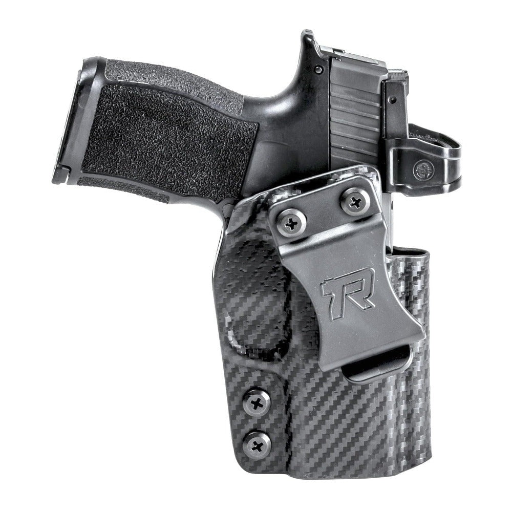 Rounded Holster Fits: Glock 19 19X 23 32 45 (G1-5) Holster Carbon Fiber