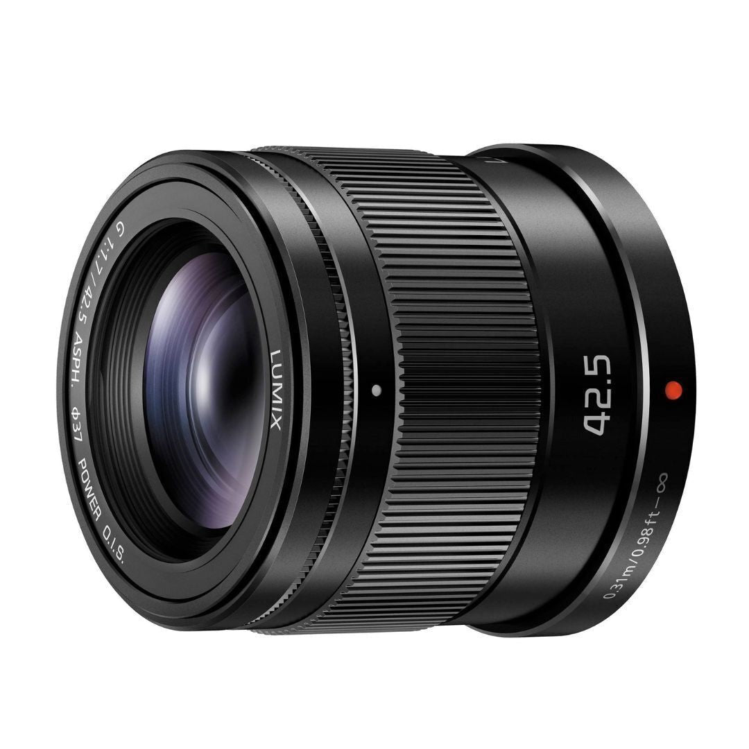 Panasonic LUMIX G 42.5mm f/1.7 ASPH Lens (Black) (Certified Refurbished)