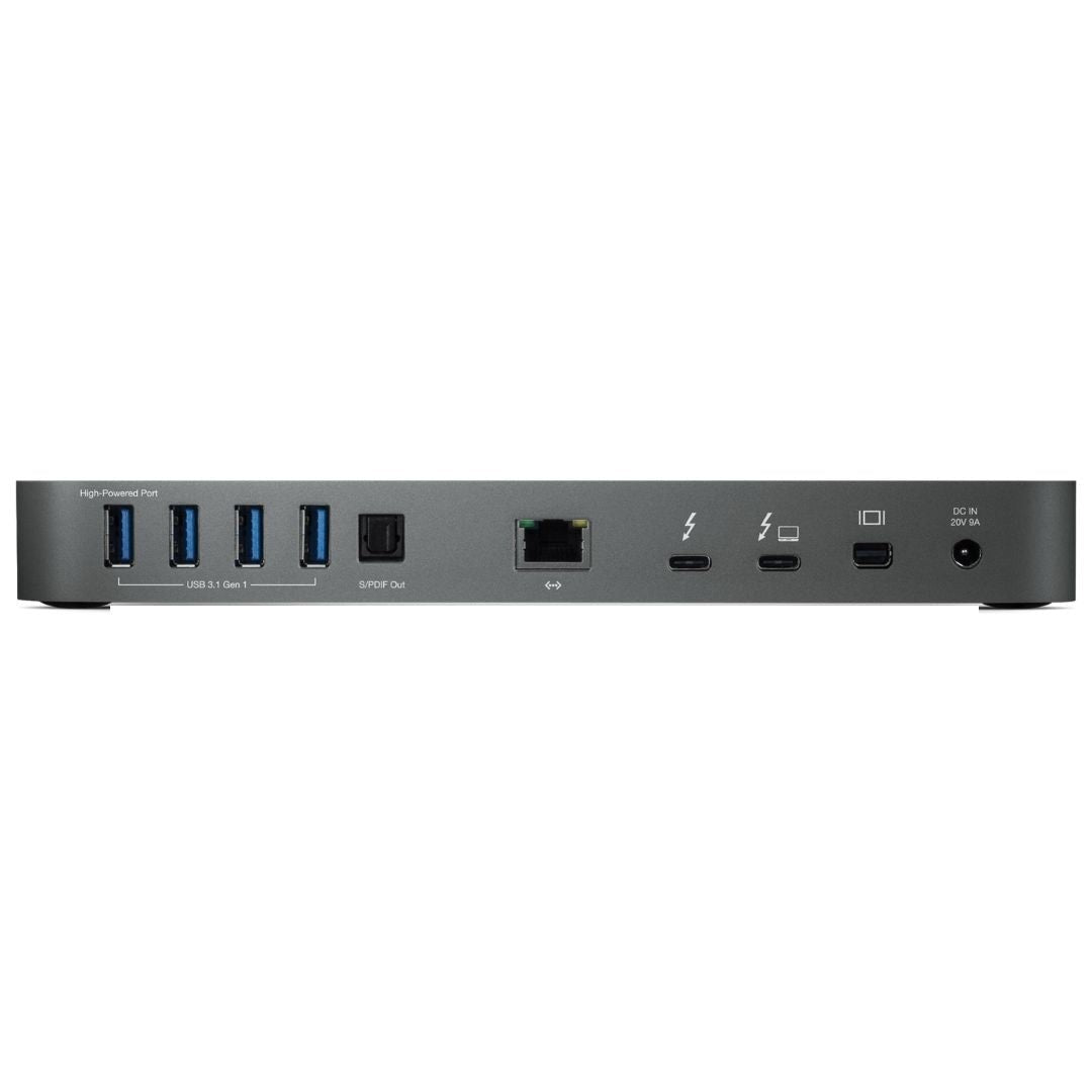 OWC 14-Port Thunderbolt Dock with Dock Ejector for Thunderbolt 3 Windows Pcs or Mac (Space Gray)