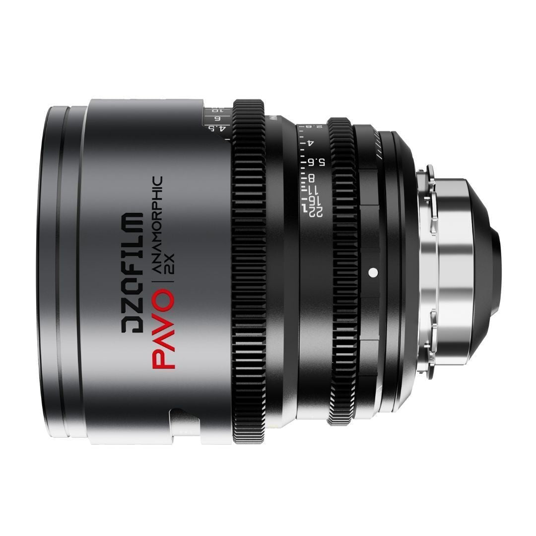 DZOFilm PAVO 55mm Anamorphic 2x T2.1 Neutral Coating and PL or EF Mount Lens (Space Gray and Black)