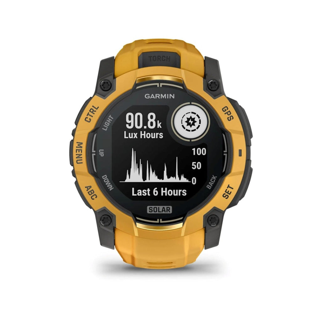 Garmin Instinct 3 50mm Solar GPS Smartwatch (Sunburst, Limited Edition)