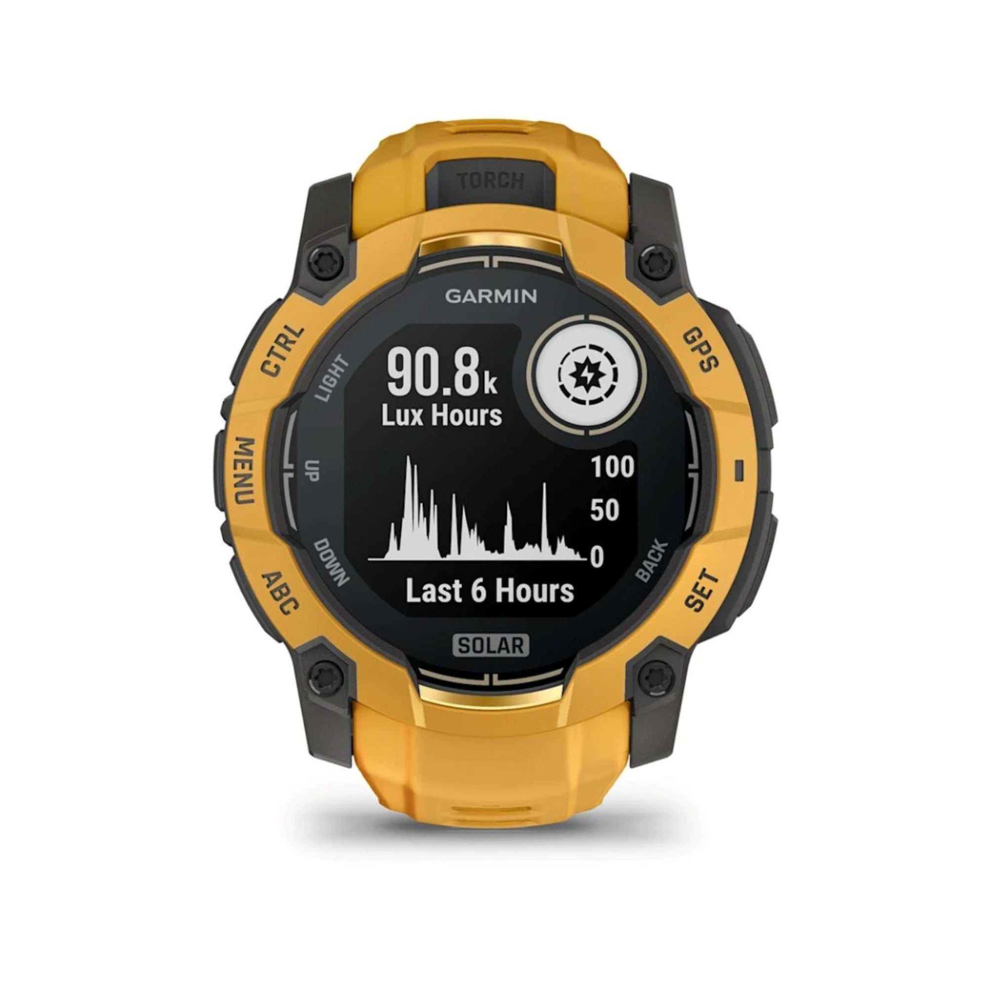 Garmin Instinct 3 50mm Solar GPS Smartwatch (Sunburst, Limited Edition)