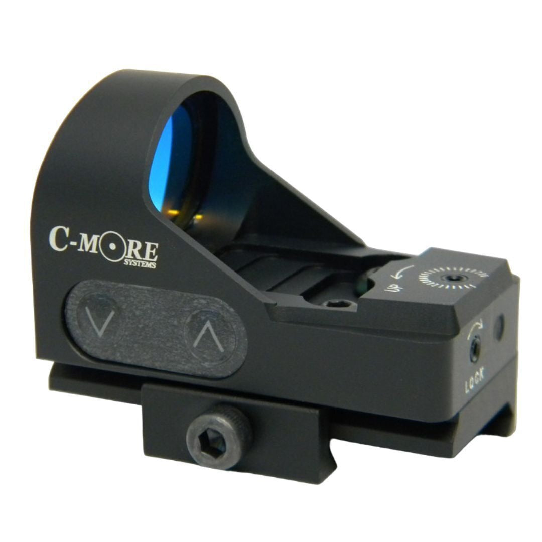 C-MORE RTS2R V5 Micro Red Dot Sight with Rail Mount and Motion Sensing System, Black (10 MOA)