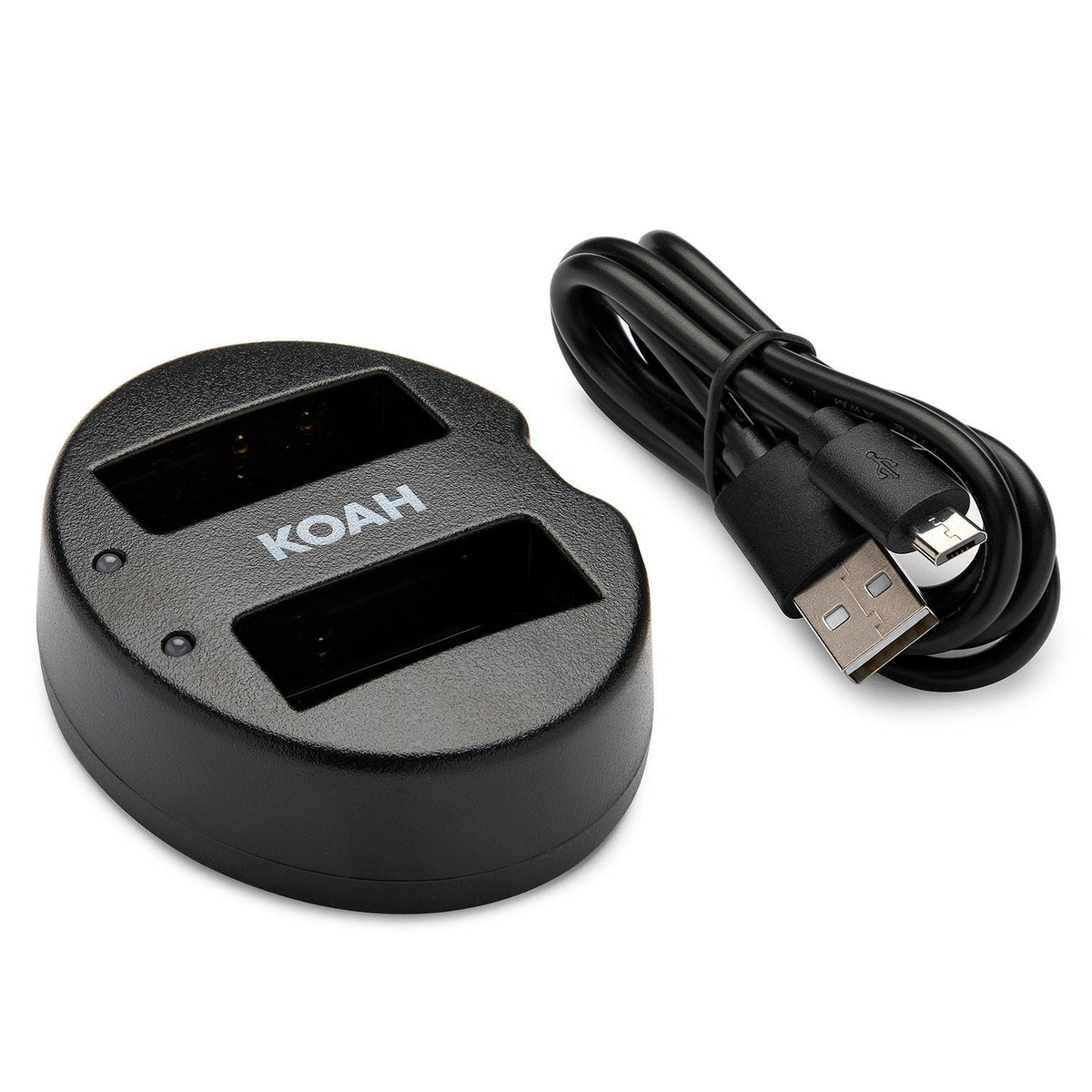 Koah PRO Panasonic DMW-BLG10 2-Pack 1100mAh Battery and Dual Charger