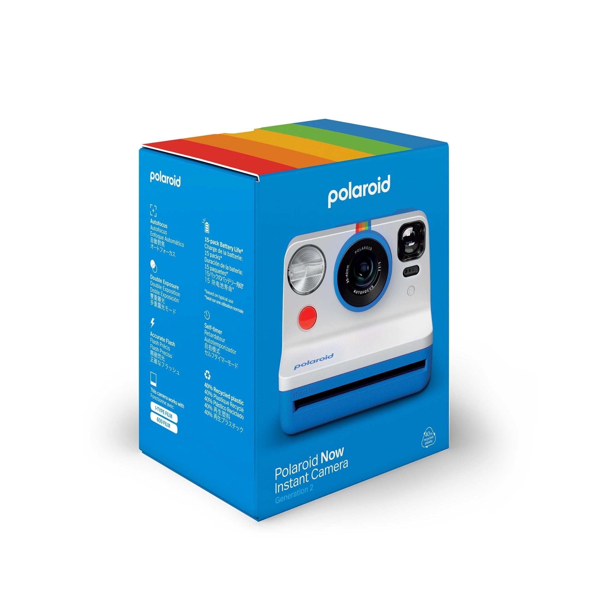 Polaroid NOW Instant Camera Generation 2 (Blue)