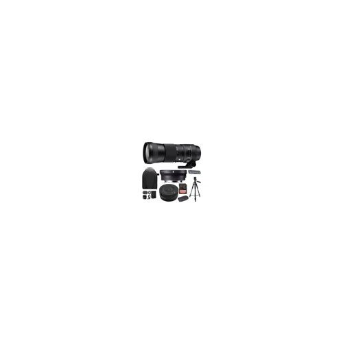 Sigma 150-600mm f/5-6.3 DG OS HSM Contemporary Lens for Canon EF with MC-11 Mount Converter Bundle