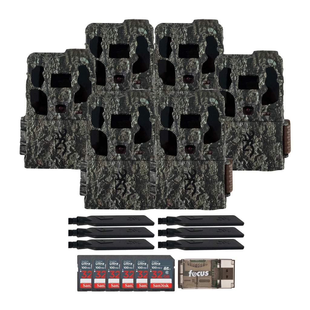 Browning Trail Cameras - Defender Wireless Pro Scout Max HD AI (6-Pack) Bundle