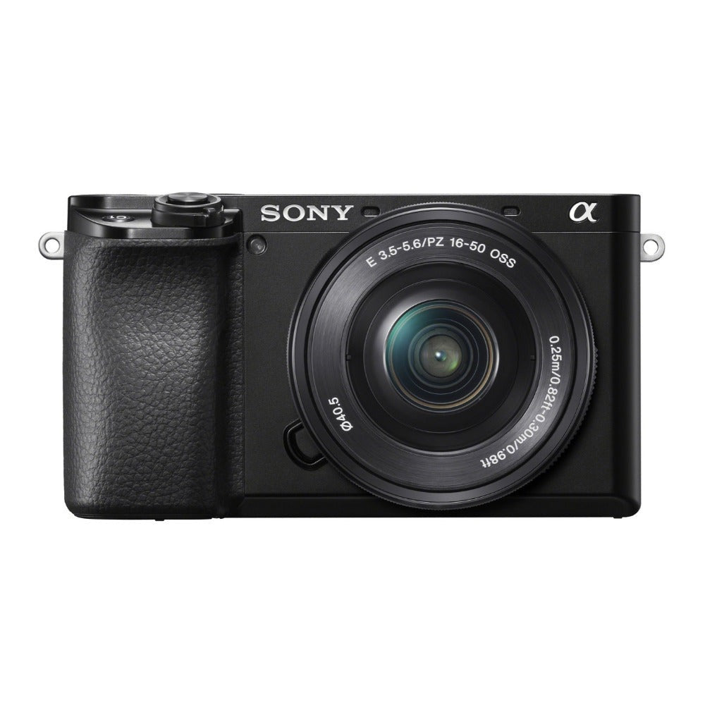 Sony Alpha a6100 APS-C Mirrorless Camera with 16-50mm and 55-210mm Lens Bundle