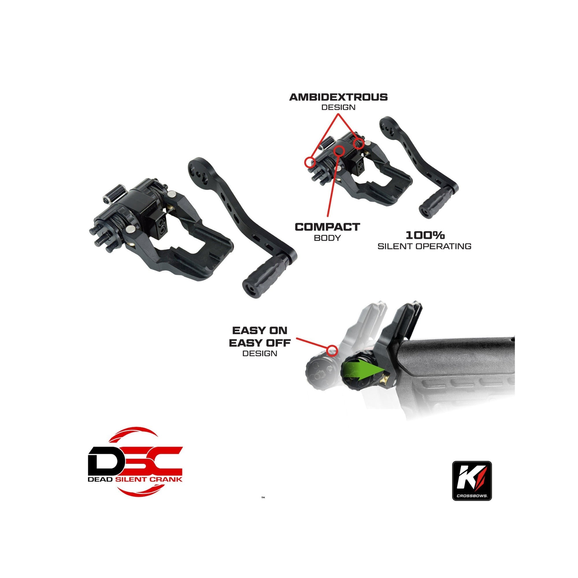 Killer Instinct LTL 405HD Crossbow with Crank and Broadheads Bundle