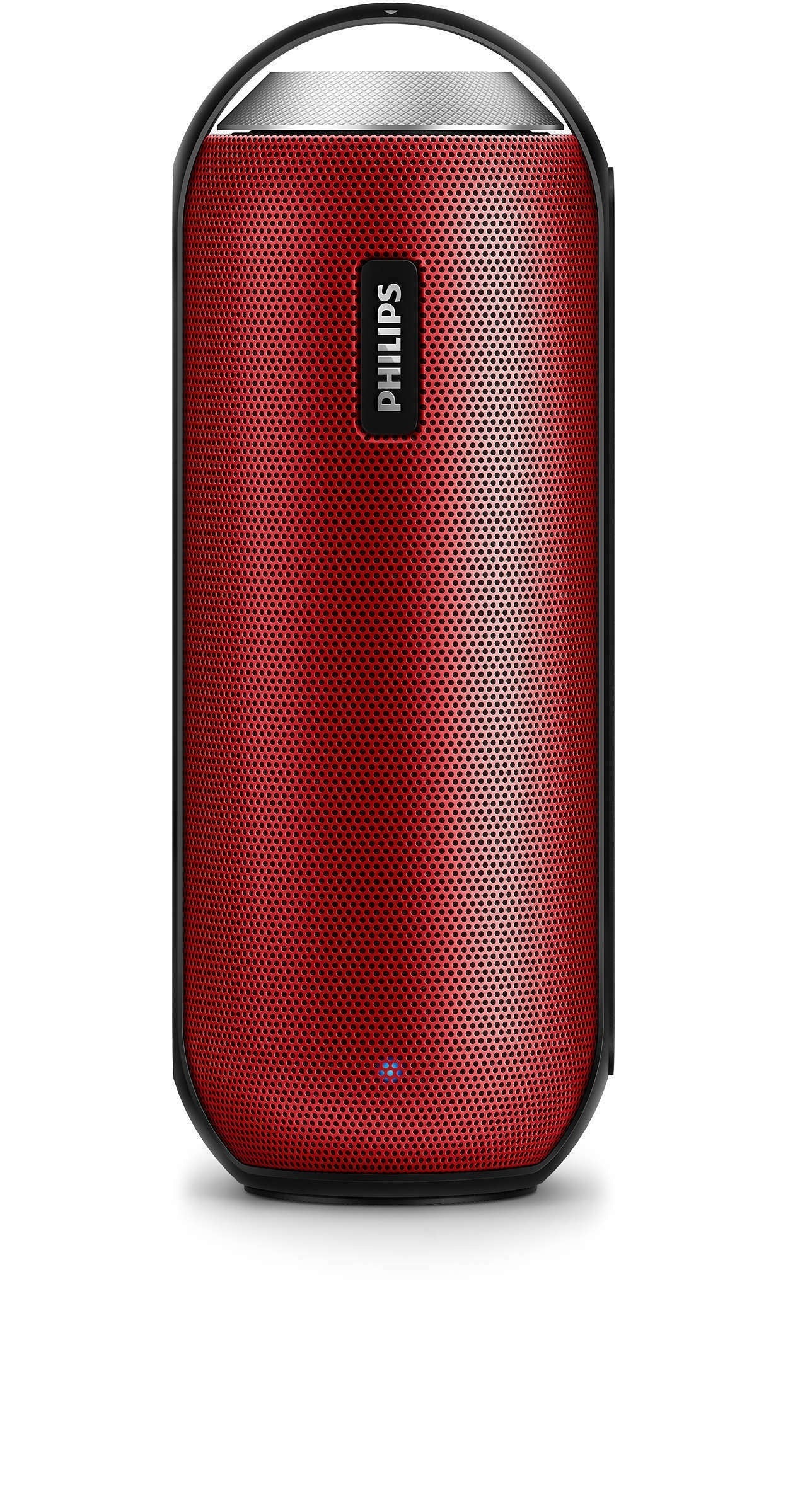 Philips Splash Proof Wireless Bluetooth Portable Speaker (Red)