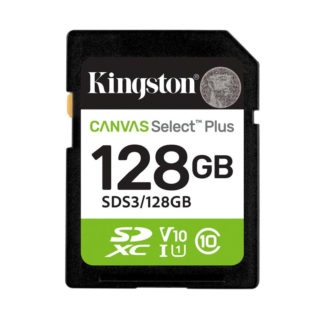 Kingston 128GB Canvas Select Plus UHS-I SDXC Memory Card