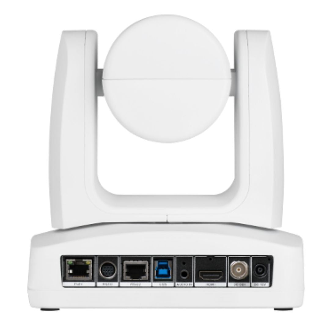 AVer TR211 AI Auto Tracking PTZ Camera with 12x Optical Zoom Lens and FHD 60 FPS Resolution (White)