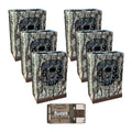 Browning Trail Cameras Sub Micro Cell Security Box (6-Pack) and Card Reader Bundle