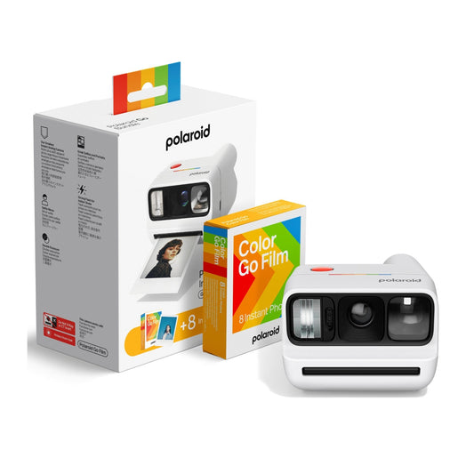 Polaroid Go Gen 3 (White) and Color Film Bundle