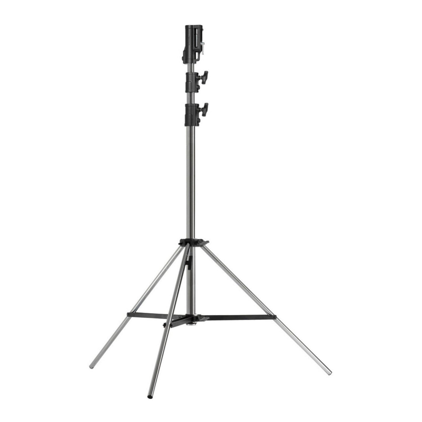 Kupo Master Combo HD Chrome-Plated Steel Stand with Leveling Leg and Cushioned Risers (Silver)
