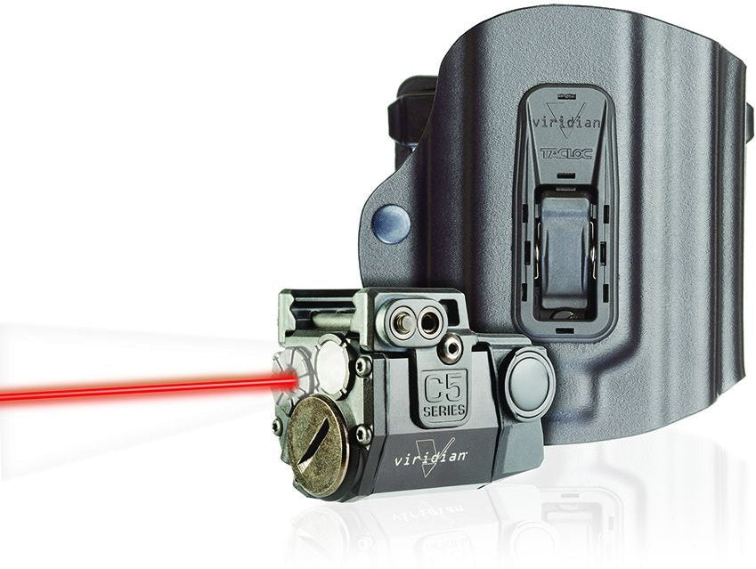 Viridian C5L-R Subcompact Red Laser/Light with Glock 17/19/22/23 TacLoc Holster