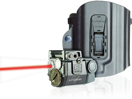 Viridian C5L-R Subcompact Red Laser/Light with Glock 17/19/22/23 TacLoc Holster
