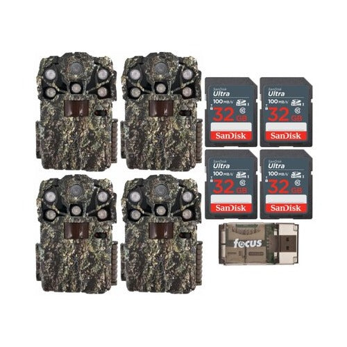 Browning Trail Camera - Recon Force Elite HP5 (4-Pack) with Memory Card (4-Pack)