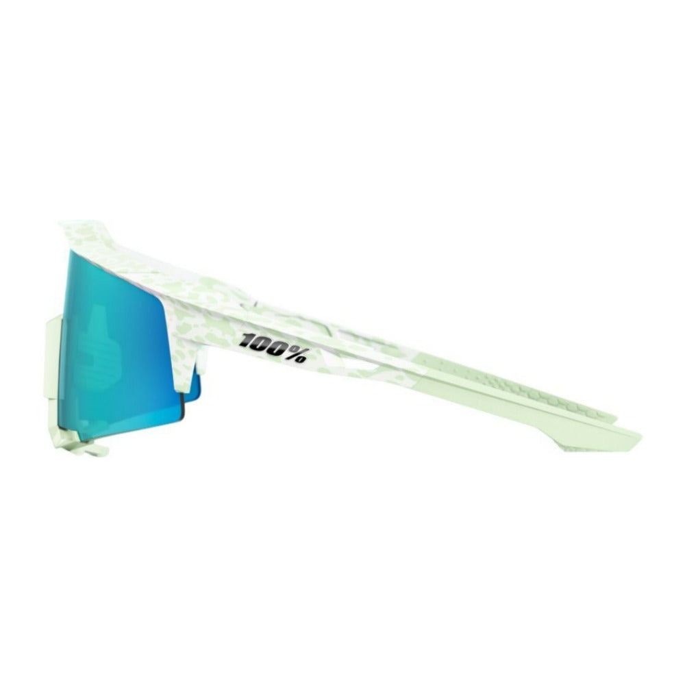 100 Percent Speedcraft LE Elly 2 Polished Light Green Sunglasses with TR90 Frame
