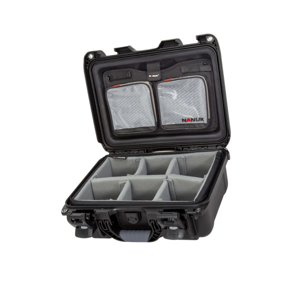 Nanuk 915 Pro IP67 Rated Impact-Resistant Hard Case with Soft Grip and Ergonomic Handle (Black)